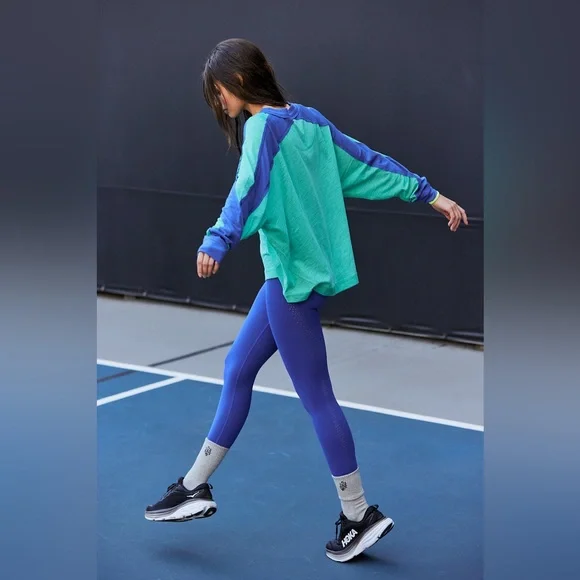 NWOT Free People All About It Long Sleeve Top in Sport Green, XS - Picture 3 of 8